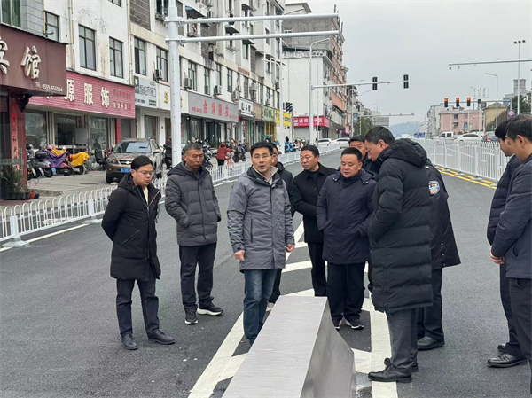 1月21日，洪董，張總陪同王奇勇縣長(zhǎng)一行調(diào)研新安路跨鐵路橋.jpg
